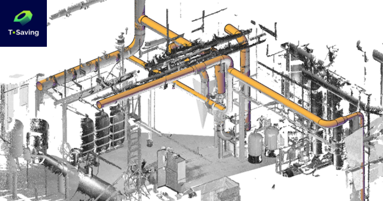 T-Saving Escaneo Laser 3D - As Built Faro Autocad