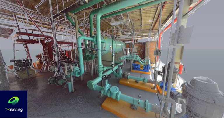 T-Saving Escaneo Laser 3D - As Built plantas industriales.